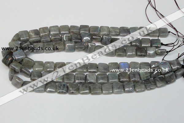 CLB162 15.5 inches 10*10mm square labradorite gemstone beads