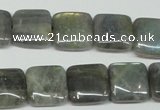 CLB164 15.5 inches 14*14mm square labradorite gemstone beads