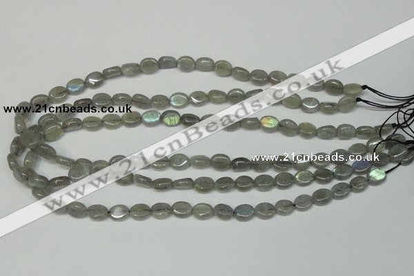 CLB172 15.5 inches 8*10mm oval labradorite gemstone beads