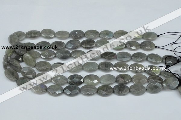 CLB188 15.5 inches 13*18mm faceted oval labradorite beads