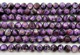CLB2022 15 inches 10mm round purple lepidolite gemstone beads