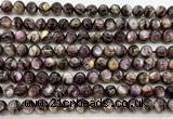 CLB2026 15 inches 8mm round natural lepidolite gemstone beads