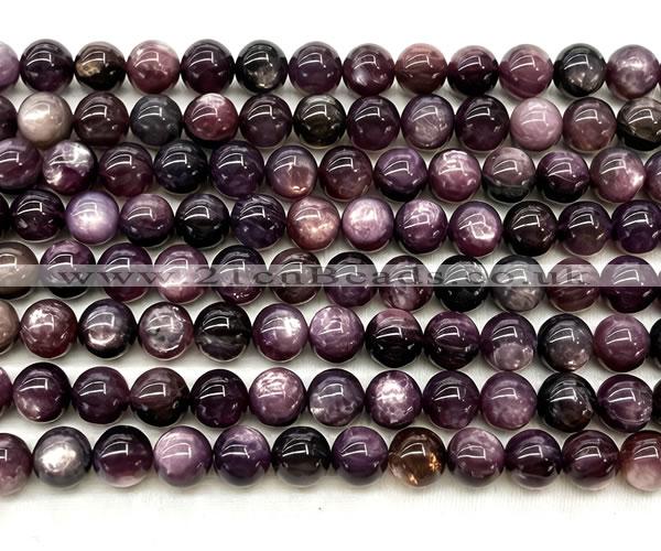 CLB2041 15 inches 9mm round natural lepidolite gemstone beads