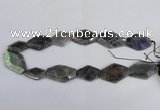 CLB220 15.5 inches 18*25mm - 25*35mm freeform labradorite beads