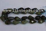 CLB234 15.5 inches 18*25mm - 18*30mm faceted teardrop labradorite beads