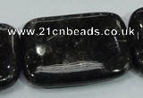 CLB311 15.5 inches 30*40mm rectangle black labradorite gemstone beads