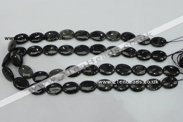 CLB312 15.5 inches 13*18mm oval black labradorite gemstone beads