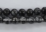 CLB352 15.5 inches 8mm round black labradorite beads wholesale