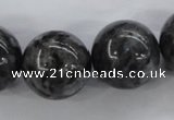 CLB358 15.5 inches 20mm round black labradorite beads wholesale