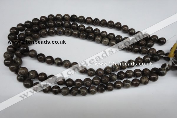 CLB433 15.5 inches 10mm round grey labradorite beads wholesale