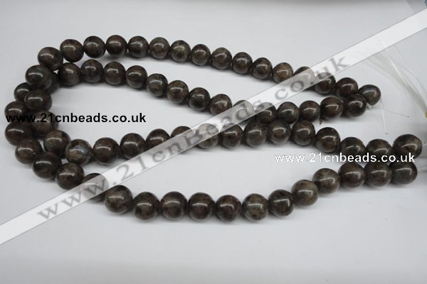 CLB434 15.5 inches 12mm round grey labradorite beads wholesale