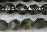 CLB453 15 inches 10mm faceted nuggets labradorite gemstone beads