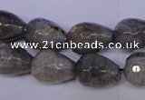 CLB505 15.5 inches 13*18mm faceted teardrop labradorite beads