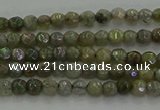 CLB609 15.5 inches 3mm faceted round AB-color labradorite beads