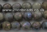 CLB613 15.5 inches 10mm faceted round AB-color labradorite beads