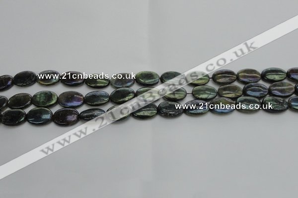 CLB648 15.5 inches 10*14mm oval AB-color labradorite beads