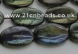 CLB651 15.5 inches 15*20mm oval AB-color labradorite beads