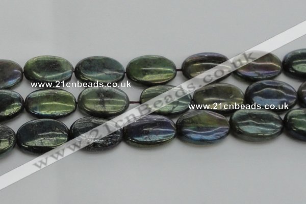 CLB655 15.5 inches 30*40mm oval AB-color labradorite beads