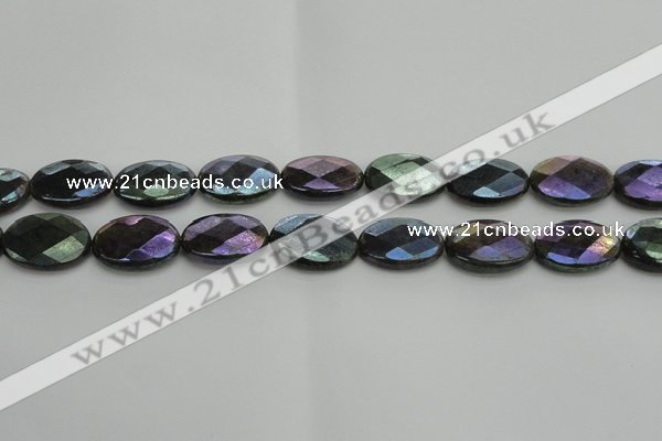 CLB659 15.5 inches 12*16mm faceted oval AB-color labradorite beads