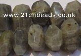 CLB700 15.5 inches 13*18mm - 14*20mm faceted nuggets labradorite beads