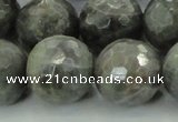 CLB715 15.5 inches 20mm faceted round labradorite gemstone beads