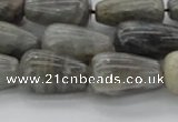 CLB725 15.5 inches 10*30mm teardrop labradorite gemstone beads