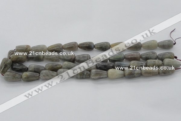 CLB725 15.5 inches 10*30mm teardrop labradorite gemstone beads