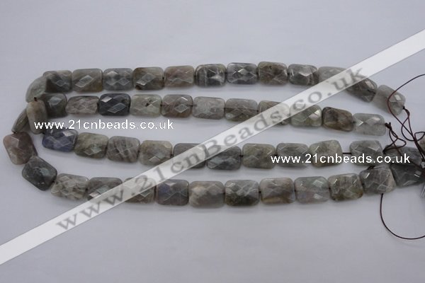 CLB748 15.5 inches 8*12mm faceted rectangle labradorite gemstone beads