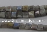 CLB752 15.5 inches 7*9mm faceted trapezoid labradorite gemstone beads