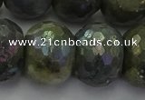 CLB764 15.5 inches 15*20mm faceted rondelle AB-color labradorite beads