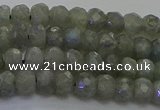 CLB771 15.5 inches 2.5*4mm faceted rondelle labradorite beads