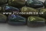 CLB780 15.5 inches 10*20mm teardrop AB-color labradorite beads