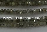 CLB794 15.5 inches 1.5*2.5mm faceted rondelle labradorite beads