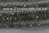 CLB795 15.5 inches 2*3mm faceted rondelle labradorite beads