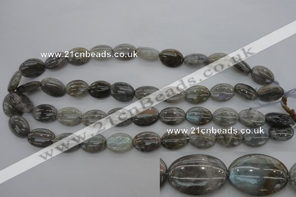 CLB83 15.5 inches 12*16mm oval labradorite beads wholesale