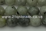 CLB863 15.5 inches 10mm faceted round AB grade labradorite beads