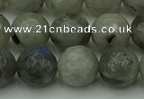 CLB864 15.5 inches 12mm faceted round AB grade labradorite beads