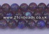 CLB913 15.5 inches 7mm round labradorite gemstone beads