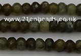 CLB956 15.5 inches 5*8mm faceted rondelle labradorite beads