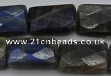 CLB964 15.5 inches 18*25mm faceted rectangle labradorite beads