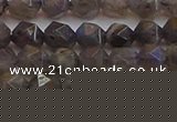CLB972 15.5 inches 8mm faceted nuggets labradorite gemstone beads