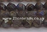 CLB974 15.5 inches 12mm faceted nuggets labradorite gemstone beads