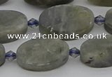 CLB977 15.5 inches 12*20mm oval labradorite gemstone beads