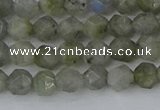 CLB992 15.5 inches 6mm faceted nuggets labradorite gemstone beads