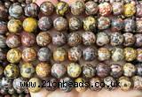 CLD223 15 inches 10mm round leopard skin jasper beads wholesale