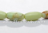 CLE05 16 inch 6*12mm lemon turquoise rice stone beads Wholesale