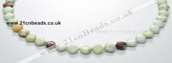 CLE15 rhombic 8*8mm lemon turquoise gemstone beads Wholesale