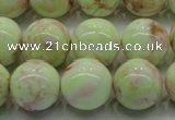 CLE203 15.5 inches 10mm round lemon turquoise beads wholesale