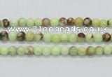 CLE30 15.5 inches 4mm round lemon turquoise beads wholesale