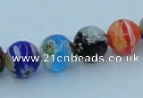 CLG501 16 inches 8mm round lampwork glass beads wholesale